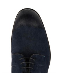 Sergio Rossi Suede Lace Up Derby Shoes
