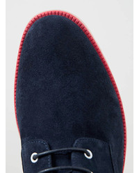 Topman Anthony Miles Navy Derby Shoes