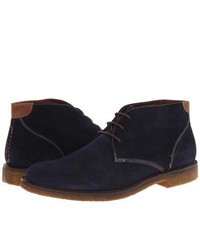 Johnston & Murphy Copeland Chukka Lace Up Boots Navy Suede