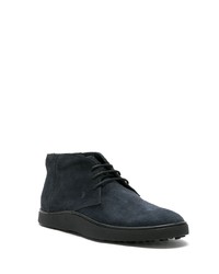 Tod's Lace Up Round Toe Desert Boots
