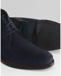 Lambretta Desert Boot Navy Suede