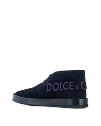 Dolce & Gabbana Logo Chukka Boots