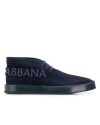 Dolce & Gabbana Logo Chukka Boots