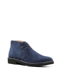 Polo Ralph Lauren Logo Patch Suede Ankle Boots