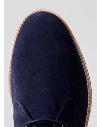Union Navy Suede Chukka Boots