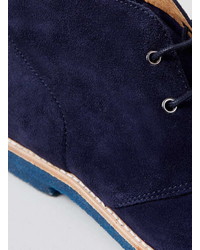 Union Navy Suede Chukka Boots