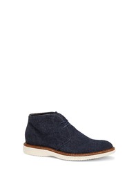 Trask Ralston Chukka Boot In Navy Italian Suede At Nordstrom