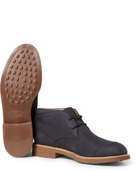 Tod's Rubber Soled Suede Chukka Boots