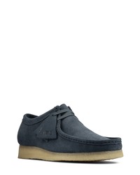 Clarks Wallabee Moc Toe Derby In Blue At Nordstrom