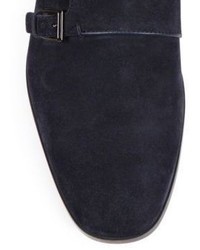 Tod's Suede Double Monk Loafers