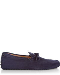Tod's Laccetto Suede Driving Shoes