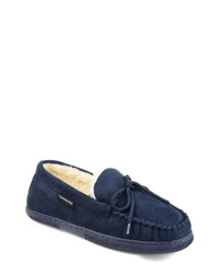 Thomas & Vine Orion Moccasin Slipper With Faux Fur
