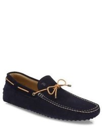 Tod's Perforated Suede Tie Drivers