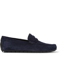 Canali Suede Driving Shoes