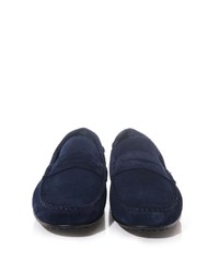 Sergio Rossi Suede Driving Shoes