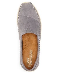 Toms Classic Suede Rope Sole Slip Ons