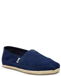 Toms Classic Suede Rope Sole Slip Ons