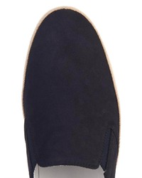 Tod's Suede And Raffia Deck Shoes