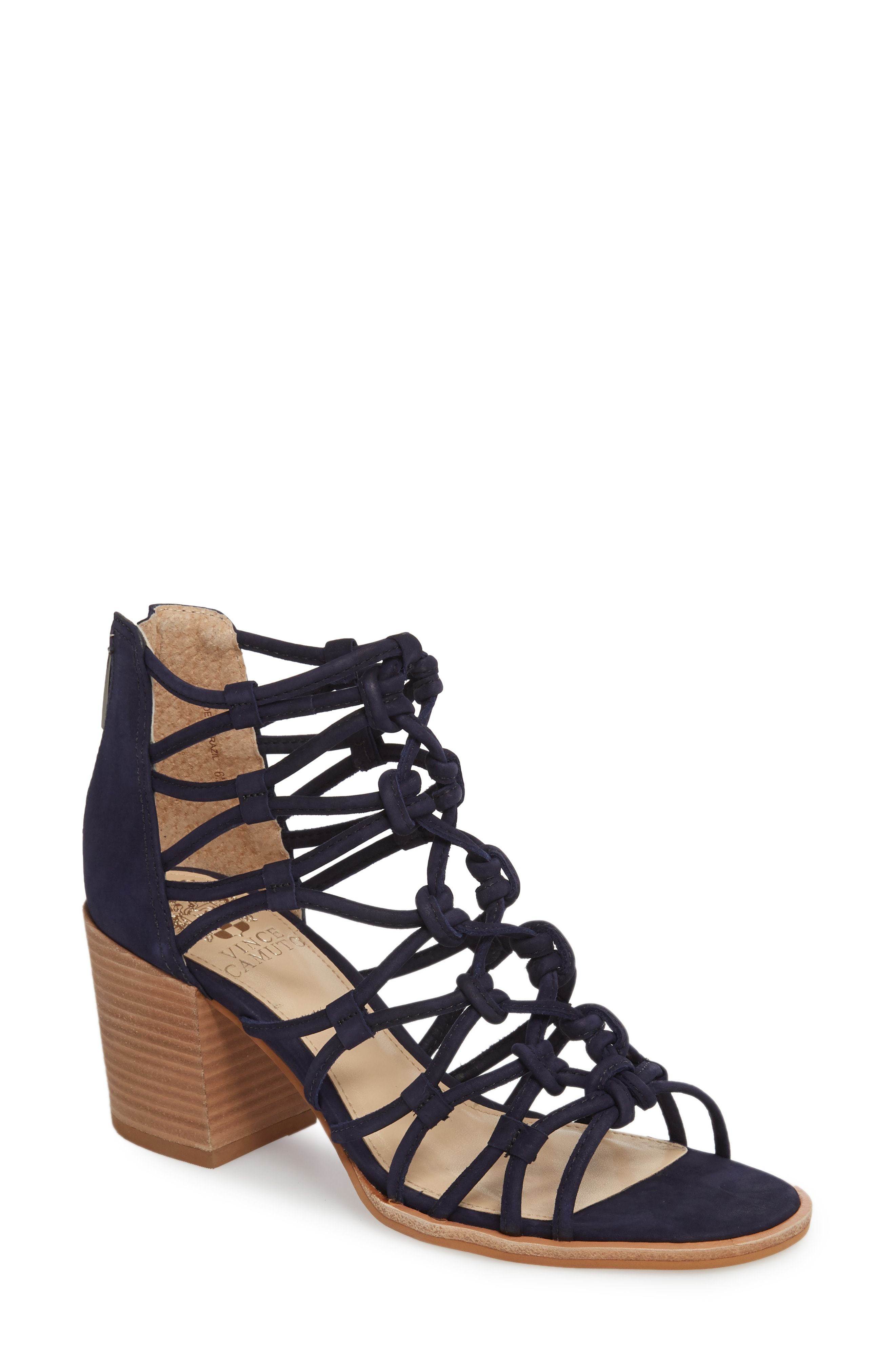 vince camuto navy sandals