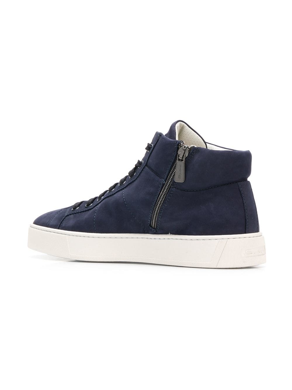 Santoni Mid-Top Sneakers in Dark Blue – Top Shelf Apparel