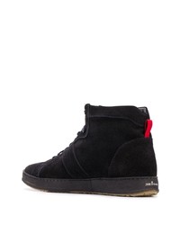 Kiton Hi Top Suede Trainers