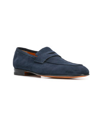 Santoni Classic Slip On Loafers