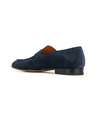 Santoni Classic Slip On Loafers