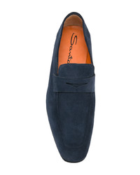 Santoni Classic Slip On Loafers