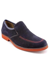 Hush Puppies Lou Blue Suede Loafers Shoes