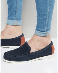 Lacoste Navire Suede Penny Loafers