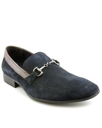 Robert Wayne Randy Blue Apron Suede Loafers Shoes