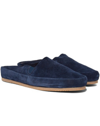 Mulo Suede Backless Loafers