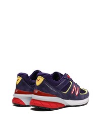 New Balance 990 Panelled Suede Sneakers