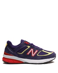 New Balance 990 Panelled Suede Sneakers