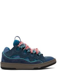 Lanvin Blue Curb Sneakers