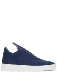 Filling Pieces Blue Ripple Sneakers