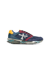 Premiata Colour Block Lace Up Sneakers