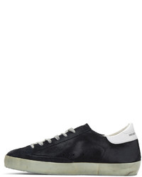 Golden Goose Deluxe Brand Golden Goose Navy Suede Superstar Sneakers