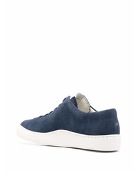 Camper Lace Up Low Top Suede Sneakers