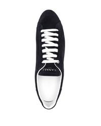 Canali Lace Up Suede Sneakers