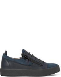 Giuseppe Zanotti Leather And Suede Sneakers