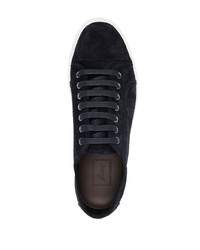 Brioni Leather Lace Up Sneakers