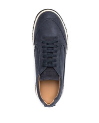 Giorgio Armani Low Top Suede Sneakers