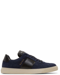 Paul Smith Navy And Black Levon Sneakers
