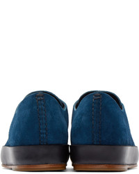Feit Navy Hand Sewn Sneakers