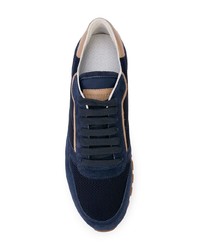 Brunello Cucinelli Panel Lace Up Sneakers