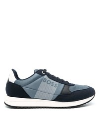 BOSS Panelled Low Top Trainers