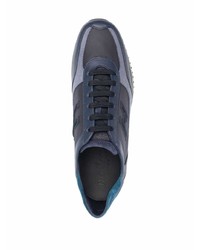 Hogan Panelled Suede Leather Sneakers