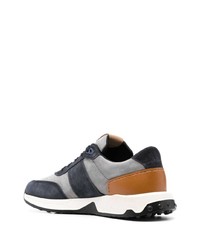 Tod's Panelled Suede Low Top Sneakers