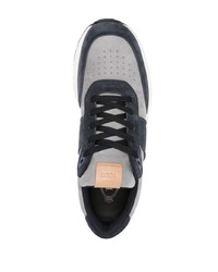 Tod's Panelled Suede Low Top Sneakers